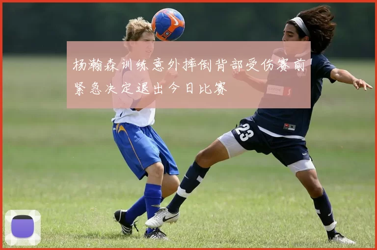 杨瀚森训练意外摔倒背部受伤赛前紧急决定退出今日比赛
